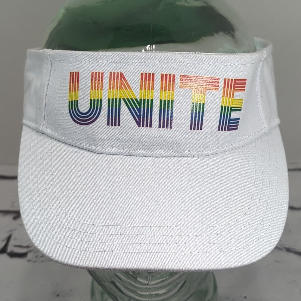 Unite Rainbow Sun Visor Hat‎ Adjustable